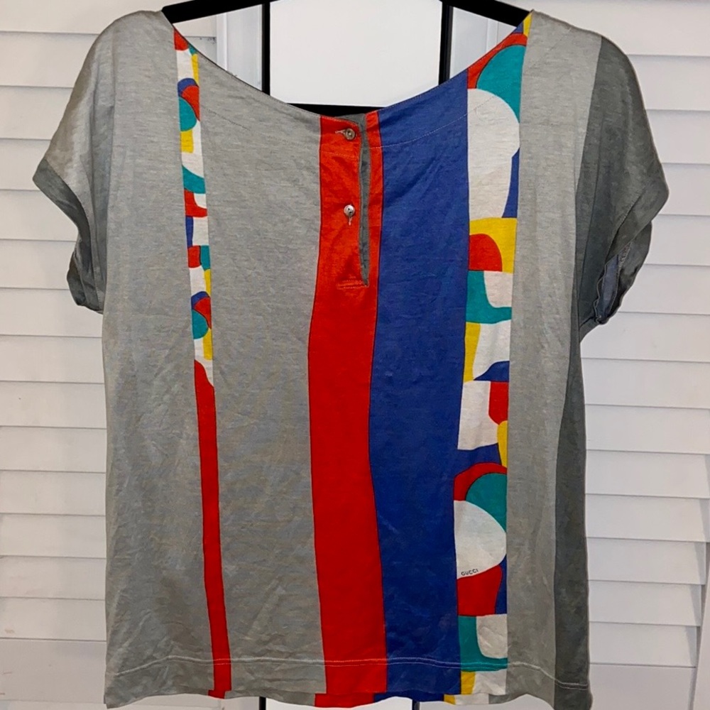 GUCCI vintage geometric top